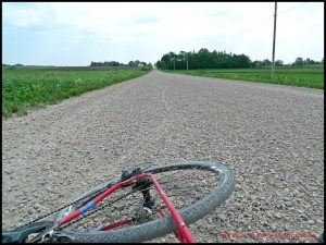 Even the chunkiest gravel was handled well by this tire. 