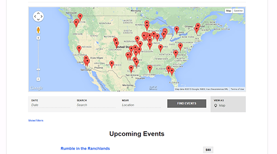 It's up to over 200 events and counting. Find one near you!