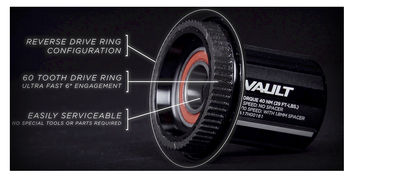 thumbnail image 2 of Easton EA 90SL Echo Hubs Hybrid Ball Bearing Kit – Front & Rear, 2013+ 2 of 5
