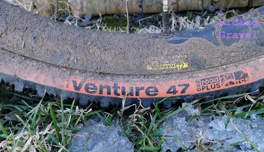 WTB Venture 650B X 47 tire label dirty