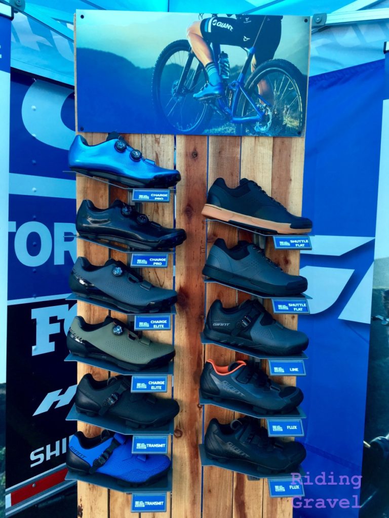 Giant foot wear display at Sea Otter