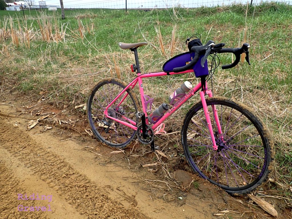 The Black Mountain Cycles MCD with the Spinergy wheels on a muddy Spring ride. 