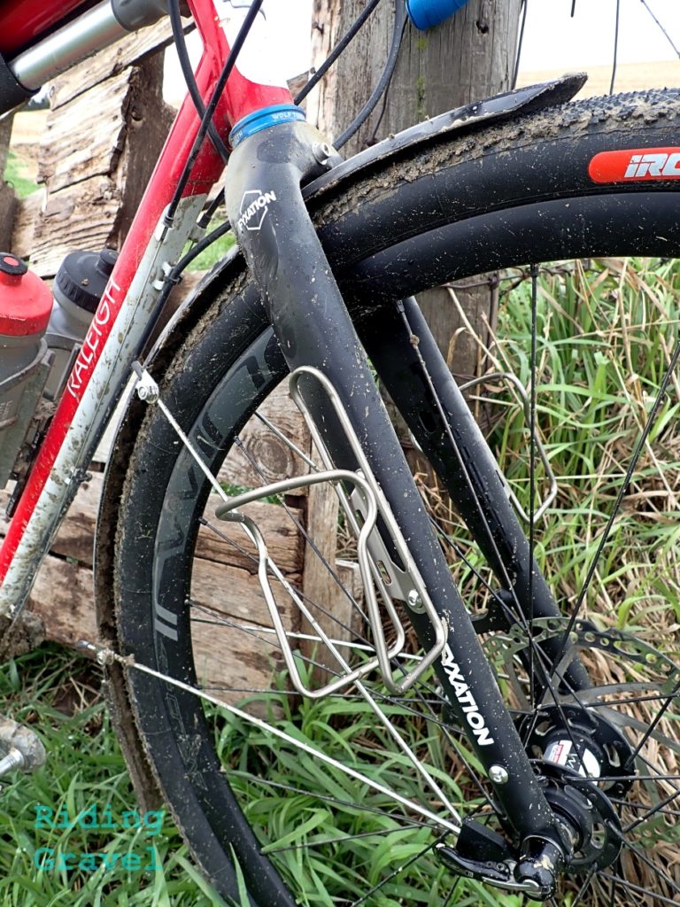 The Fyxation Sparta QR fork as seen on a Raleigh Tamland Two. 