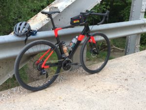 Cannondale Topstone Carbon on the road 