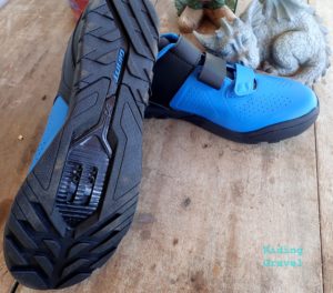 A look at the sole of a Giant Bicycles Line model shoe.