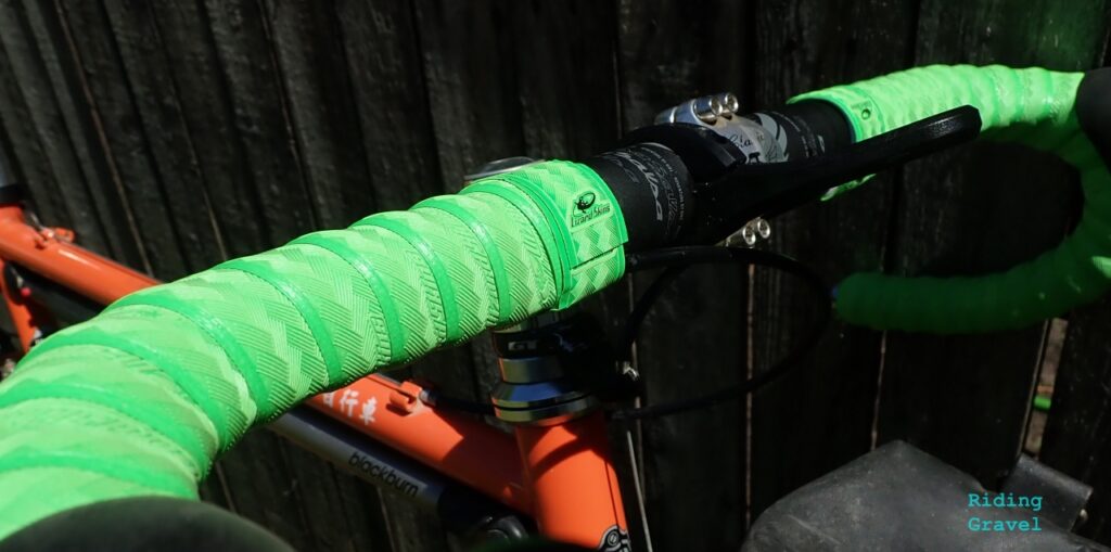 Green Lizard skins DSP 3.2mm handle bar tape close-up