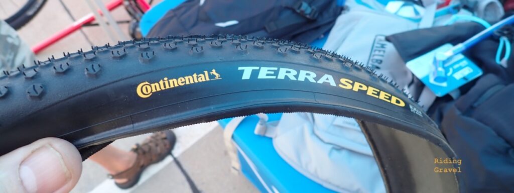 A Continental Tires TerraSpeed tire