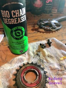 Shot of Bio-Chain Degreaser in use.