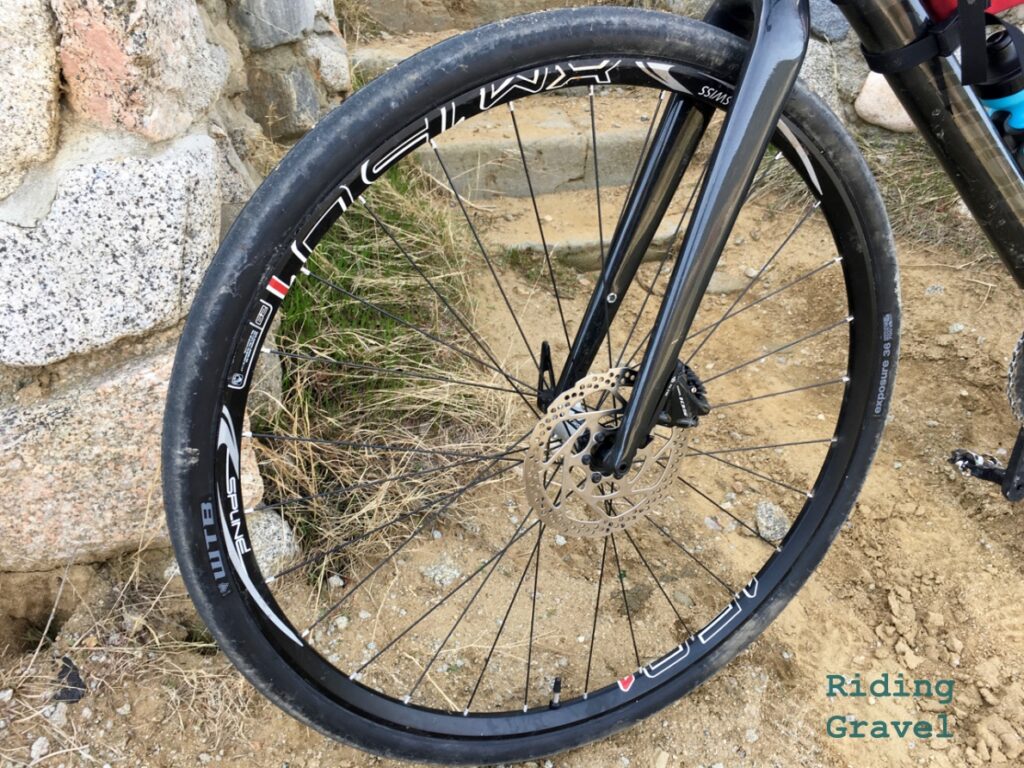 WTB Exposure tire mounted to a wheel