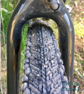 Detail of Venture 700c X 40mm tire